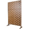 CAVINAS Matrix Metal Decorative Patio Screens, Outdoor & Indoor, Freestanding Decorative Privacy Screen for Deck Balcony Patio - 4 of 4