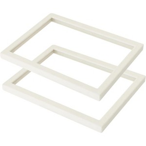 2-Piece Stackable 24-Grid Jewelry Organizer Tray Set for Multiple Jewelry Types - 1 of 4