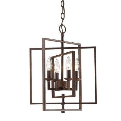 Millennium Lighting Nellis 4 - Light Pendant in  Rubbed Bronze