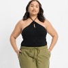 Women's Halter Sweater Bodysuit - Future Collective - 3 of 3