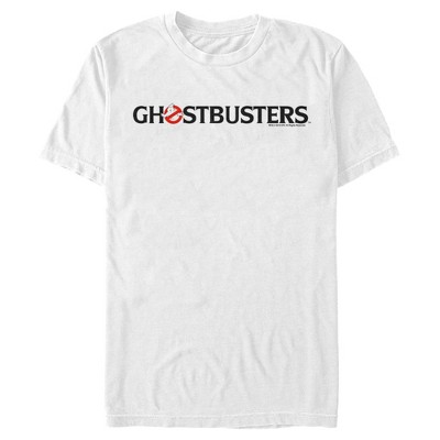 Men's Ghostbusters Horizontal Logo T-shirt - White - Large : Target