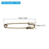 Unique Bargains Large Metal Sturdy Sewing Safety Pins for Blankets 20 Pcs - 2 of 4