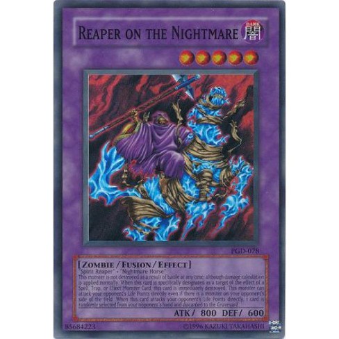 Yugioh Pharaonic Guardian Super Rare Reaper On The Nightmare Pgd