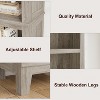 Garvee 5-Tier Narrow Bookcase, 71.3'' Tall Wooden Bookshelves for Home Office, Living Room, Bedroom(Grey) - 4 of 4