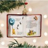 Old World Christmas Blown Glass Ornament for Christmas Tree, Winnie-The-Pooh Book - 2 of 4