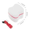 Unique Bargains Denture Bath Case Cup with Denture Cleaner Brush 1 Set - 4 of 4
