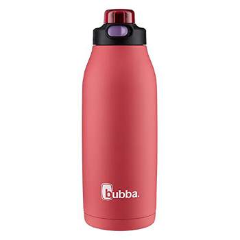 bubba Trailblazer Stainless Steel Water Bottle with Straw  Insulated Water  Bottle with Straw Spout, 40 oz, Licorice 