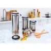 Premium Stainless Steel Storage Box Set (4 pieces) for Kitchen Countertops - Food Storage Boxes with Sealing Lids - 2 of 4