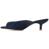 Journee Collection Womens Medium and Wide Width Larna Slip On Kitten Heel Open Toe Pumps - 2 of 4