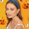 Cute Wooden Halloween Earrings for Women - Funny Cat, Ghost & Skeleton Design, The Perfect Gift for Her, Sister or Friend - 2 of 4
