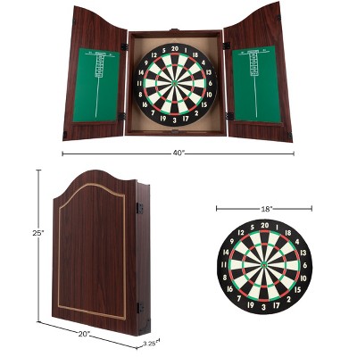 Wooden deals dart board