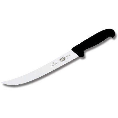 Victorinox Forschner Stainless Steel Breaking Knife with Black Fibrox Handle, 10 Inch