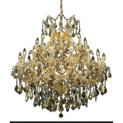 Elegant Lighting Maria Theresa 24 - Light Chandelier in  Gold