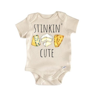 Cheese Wine Foodie Food - Baby Boy Girl Clothes Infant Onesie® Funny Cute Newborn GS1 Multicolor 0-3M