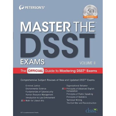 Master the Dsst Exams Volume II - by  Prometric (Paperback)