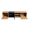 GlasFlength TV Stands and Consoles, Stylish Entertainment Center for Living Room, Modern Design for Classic Interiors, Beige,70.86”*15.35”*19.88" - 3 of 4