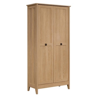 August Hill Storage Cabinet Dover Brown - Sauder