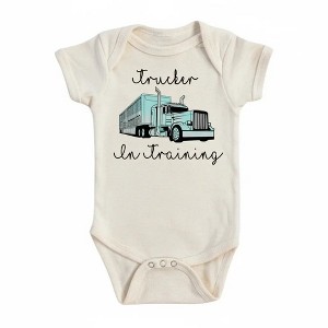Trucker Training - Baby Boy Girl Clothes Infant Onesie® Funny Cute Newborn GS1 - 1 of 4