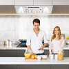 30 in Stainless Steel Built-in Range Hood with 450 CFM, Touch Gesture Remote, 3-Speed Quiet Fan, Dishwasher Safe Baffle Filters, Convertible Duct - 2 of 4