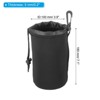 Unique Bargains Neoprene Waterproof Shockproof Camera Drawstring Lens Bag Black 4 Pcs - 2 of 3