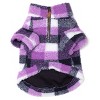 The Worthy Dog Plaid Quarter Zip Faux Shearling Pullover - 2 of 2