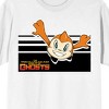 Massively Multiplayer World of Ghosts Orange Ghost Men's White Short Sleeve Tee - 2 of 4