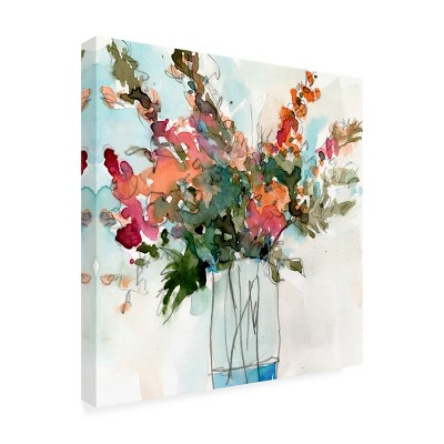 Trademark Fine Art -Samuel Dixon  'Water Garden Still Life I' Canvas Art