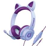 HyperGear Kombat Kitty Gaming Headset for Kids (Purple)