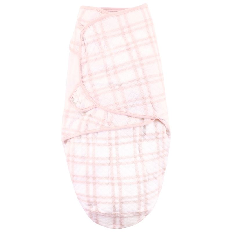 Hudson Baby Infant Girl Quilted Cotton Swaddle Wrap 3pk, Winter Forest, 0-3 Months, 5 of 7