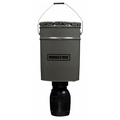 Moultrie 13282 6.5 Gallon Directional Hanging Bucket Auto Timer Game Deer Feeder