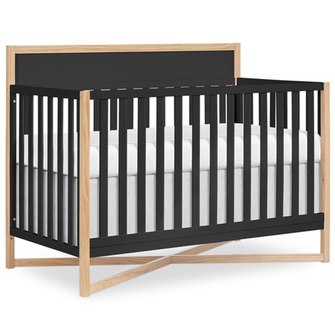 Dream On Me Owen 5 in 1 Convertible Crib Matte Black Target