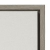 Kate and Laurel Sylvie Hey Dude Highland Cow Framed Linen Canvas by The Creative Bunch Studio, 28x38, Gray - 3 of 4