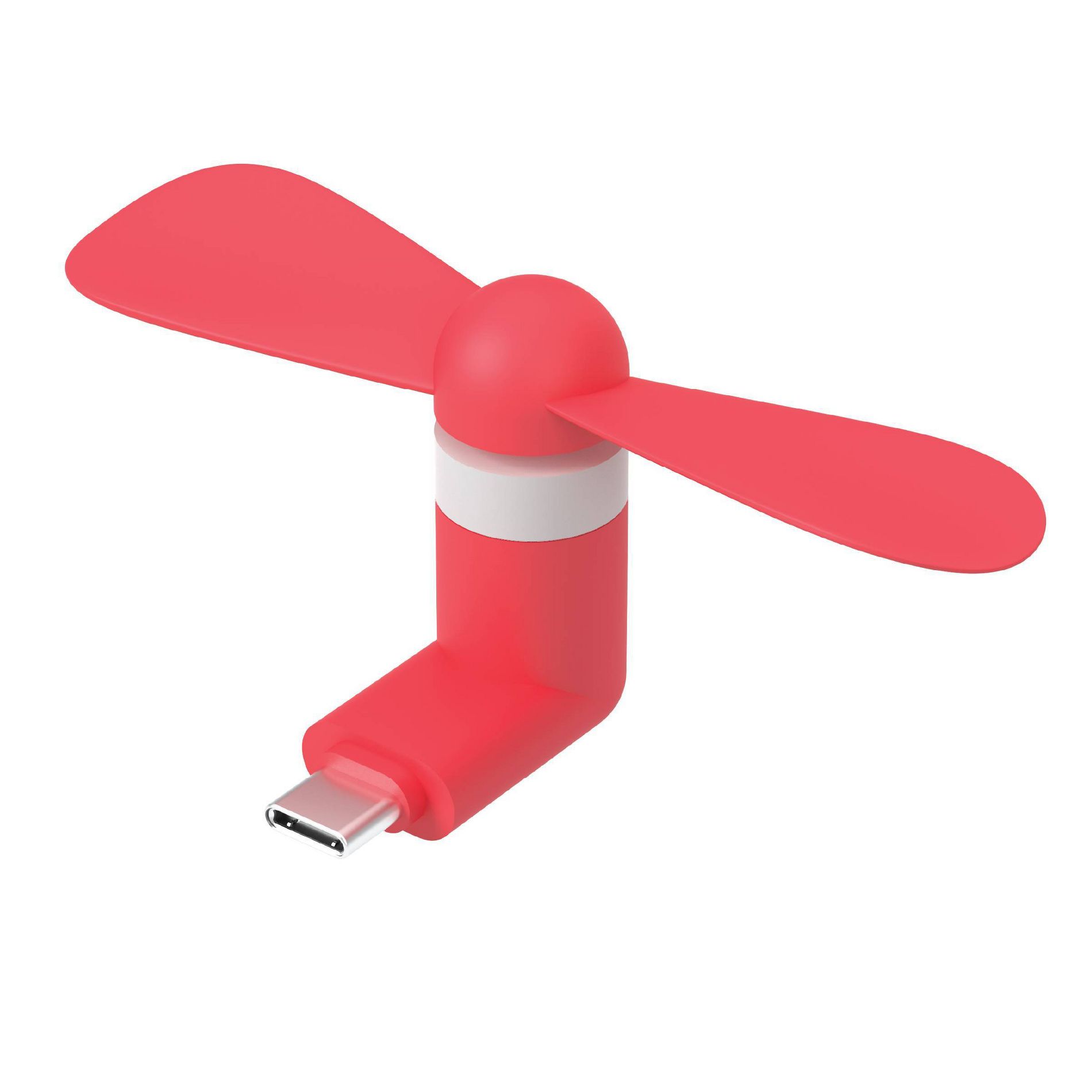 GEMS USB-C Phone Mini Fan - Red