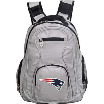 NFL New England Patriots Premium 19" Laptop Backpack - Gray