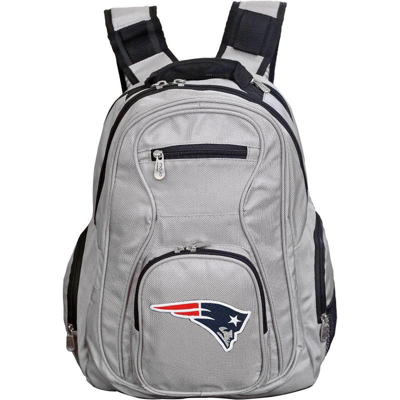 NFL New England Patriots Premium 19&#34; Laptop Backpack - Gray, 1 of 2