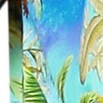 tropical bright blue