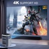 NBD 4K Support Projector with 5G WiFi and Bluetooth, 600ANSI Native 1080P Home Theater Projector for Phone, TV Stick & PC - 2 of 4