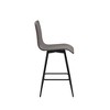 Faux Leather Swivel Counter Stool - 3 of 4