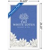 Trends International The White Lotus - White and Blue Logo Framed Wall Poster Prints - 3 of 4
