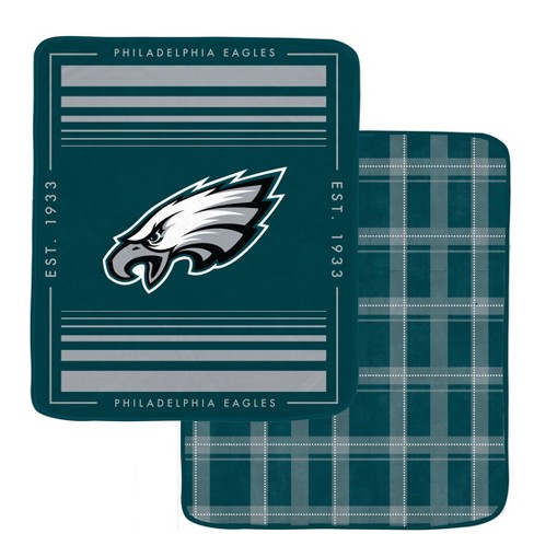NFL Philadelphia Eagles Basic Block Double-Sided Flannel Fleece Blanket