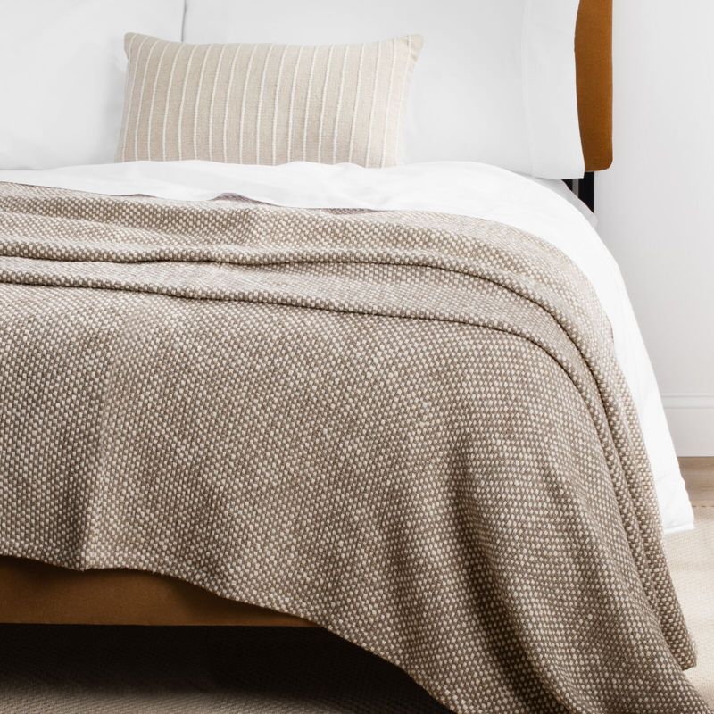 Nate Home by Nate Berkus Two-Tone Cotton Bed Blanket, 1 of 9