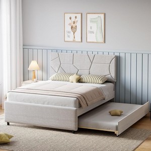 Acekool Trundle Bed - Space-Saving Sleep Solution - 1 of 4