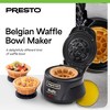 Presto Belgian Waffle Bowl Maker for 4" Waffles with Premium Nonstick Coating - 2 of 4
