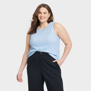 Women's Textured Tank Top - A New Day™ - 1 of 3
