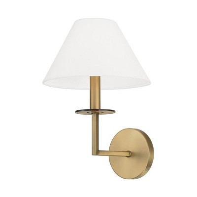 Capital Lighting Gilda 1 - Light Wall Light in  Aged Brass