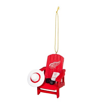 Evergreen Detroit Red Wings Adirondack Chair Ornament