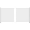 vidaXL 2-Panel Room Divider White 137"x70.9" Fabric - 3 of 4