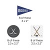 Big Dot of Happiness Shoots and Scores - Hockey - DIY Shaped Baby Shower or Birthday Party Cut-Outs - 24 Count - 2 of 4