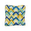 Blazing Needles, 19-inch Squared Polyester Outdoor Tufted Dining Chair Cushions (Set of 2) - 2 of 2