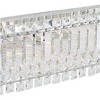 Possini Euro Design Crystal Columns Modern Wall Light Chrome 30" Light Bar Fixture for Bedroom Bathroom Vanity Reading Living Room Hallway House Home - 3 of 4